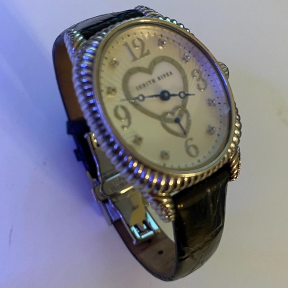 Judith Ripka 925 Sterling Silver Case Ladies Watch - Picture 2 of 4